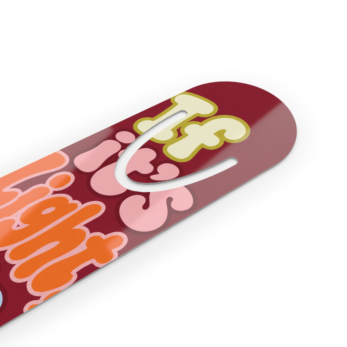 If It’s Right Bookmark — Retro 70s Typography Metal Bookmark