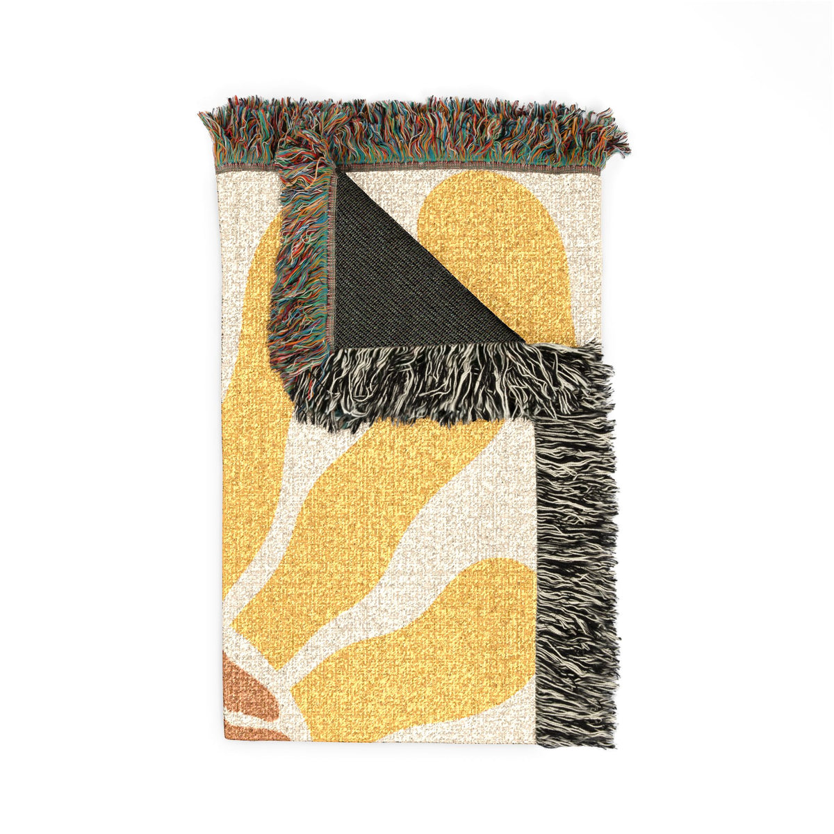 Woven Blanket — "If It's Light, It's Right" Retro Sunburst Throw