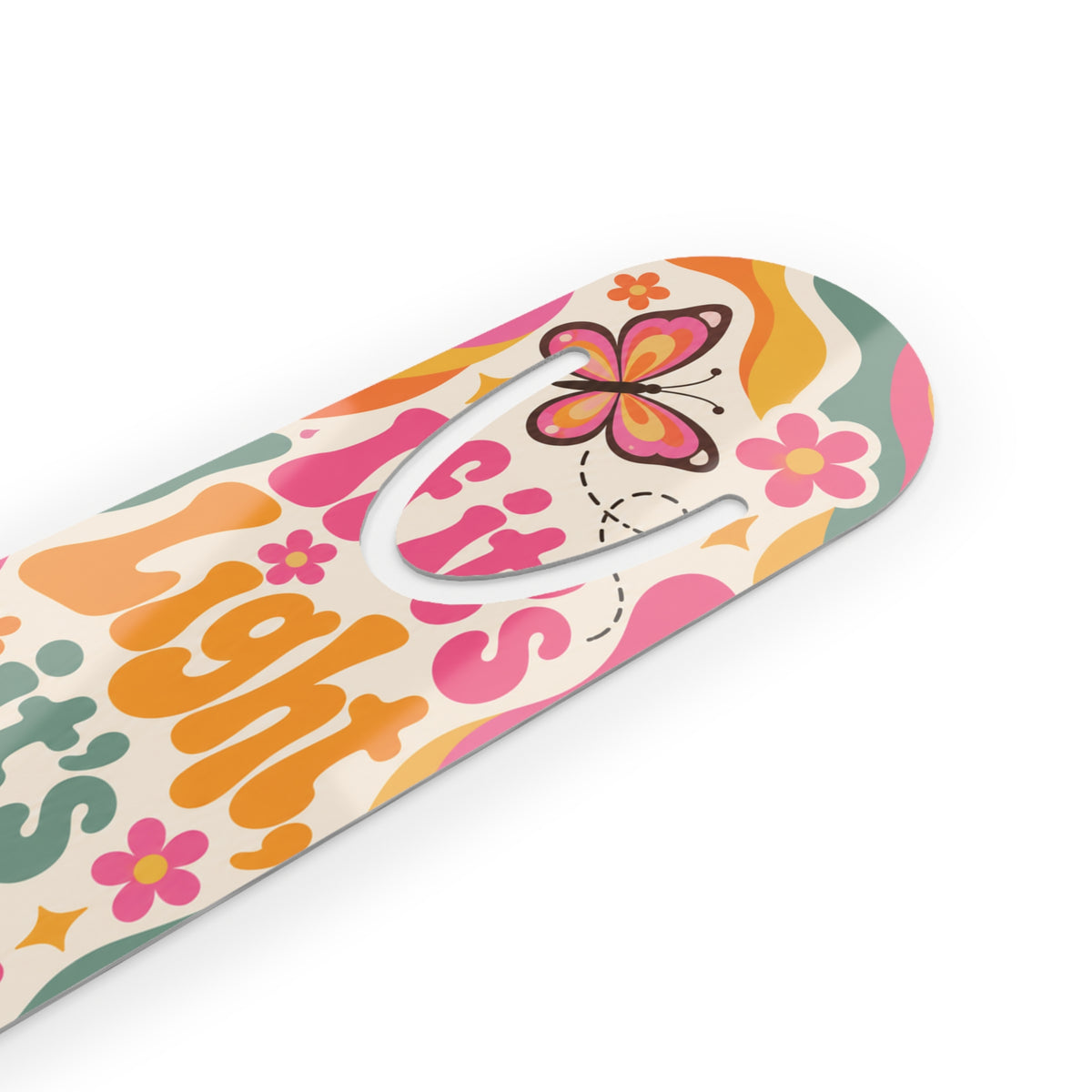 Bookmark — Retro 'It's Light, It's Right' Butterfly Bookmark